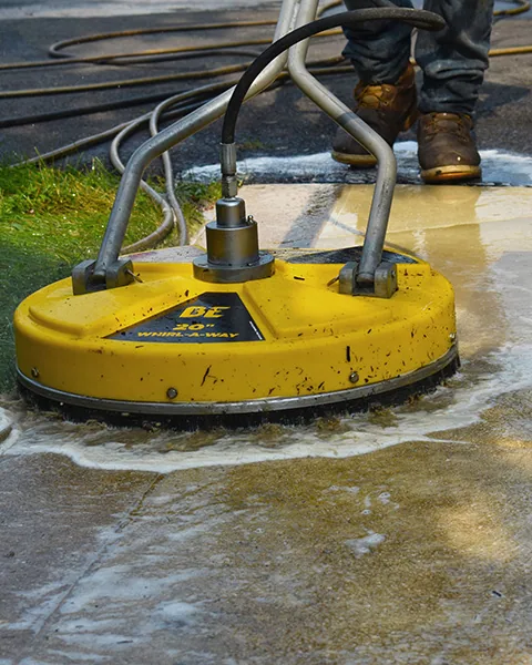 Driveway Cleaning service by Mr. Softwash