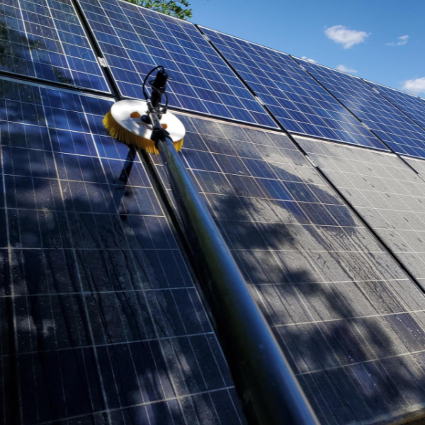 Solar panel soft wash cleaning for maximum efficiency – Hilton Head, SC